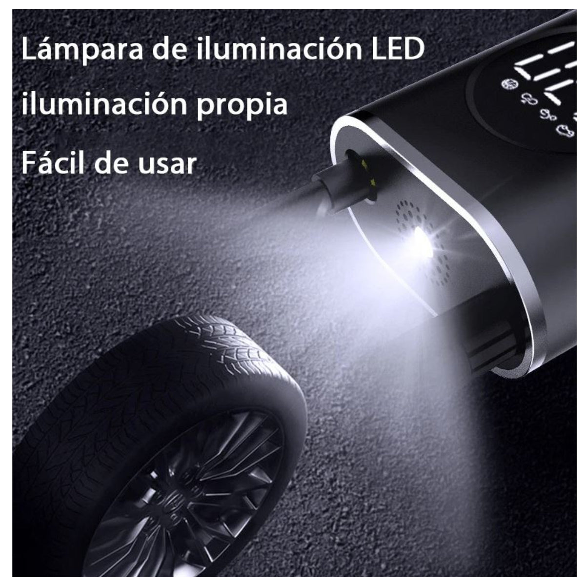 AirPump® Compresor Inflador Llantas Recargable