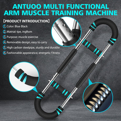 Barra de Resistencia Portátil – Entrena Pecho y Brazos en Casa
