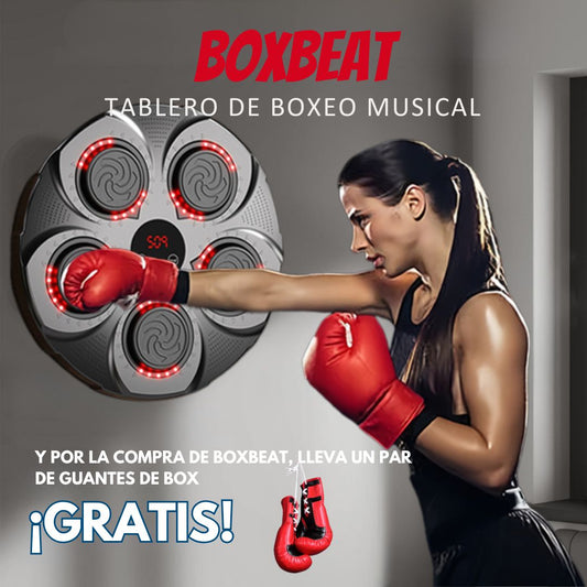 BoxBeat™ | Tablero de boxeo musical - GRATIS guantes de box