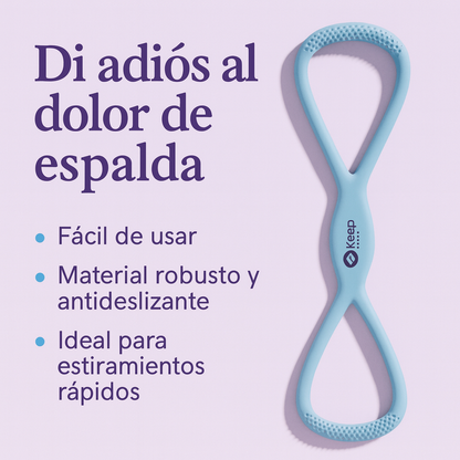 Bandas de resistencia, bandas elásticas de ejercicio en forma de 8 para hombres y mujeres