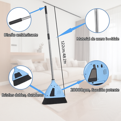 AirSweep® Escoba Aspiradora 2 En 1 Barredora Recargable